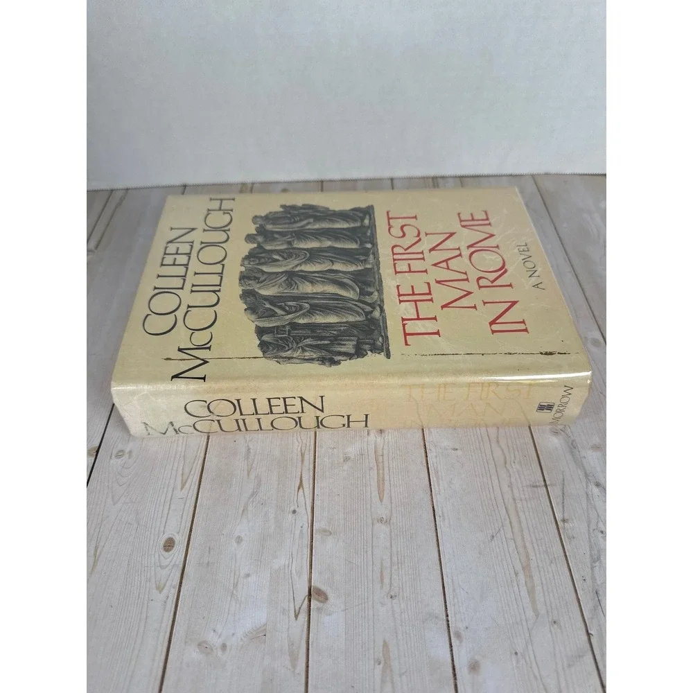 The First Man in Rome Colleen McCullough 1990 First Edition Historical Novel